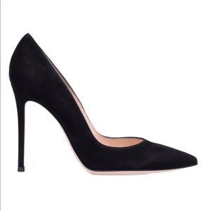 Saint Laurent YSL Anja pump in black suede 38.5